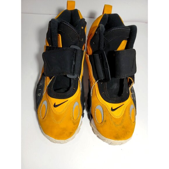 Nike Air Zoom Turf Jet 97 Men's Size [9.5] Black Yellow Retro Training Shoes - Picture 1 of 10